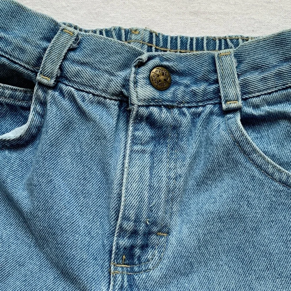 🔹 Vintage Oshkosh B’gosh 100% Cotton Blue Jeans / Sturdy Denim Pants / size 7R - Picture 8 of 12